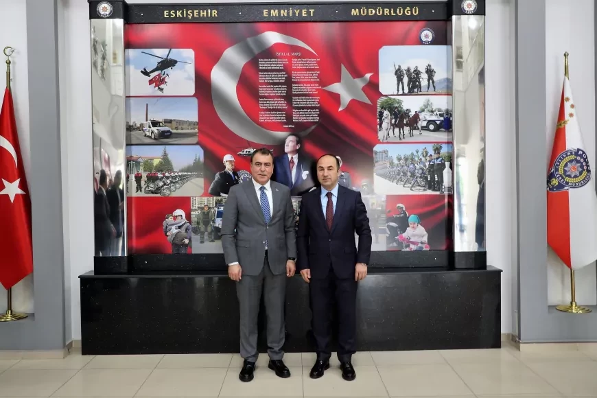 MHP Eskişehir Teşkilatından İl Emniyet Müdürü Tolga Yılmaz’a Güvenlik ve Şehir Huzuru Ziyareti