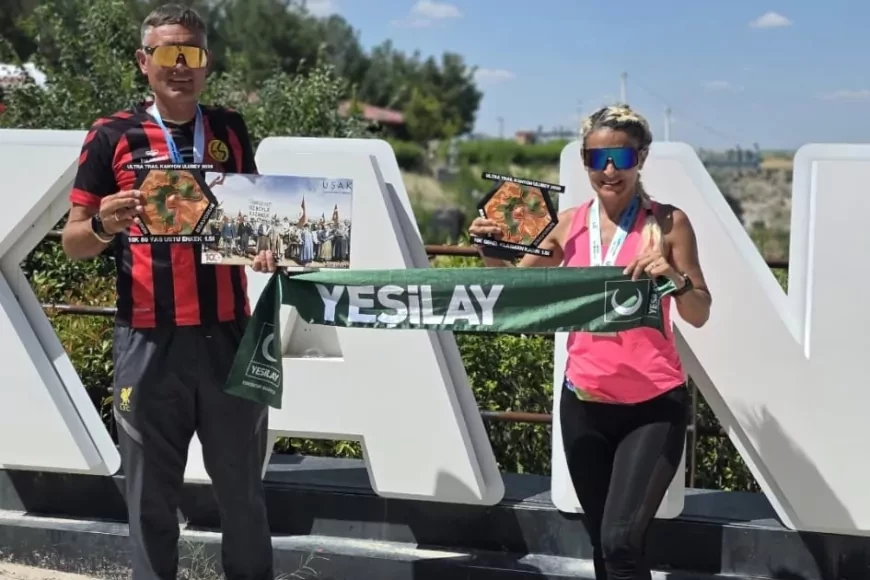 Eskişehirli Milli Atletler Bahar Sezer ve Cenk Algın İki Günde İki Farklı Yarışta Şampiyonluk ve Madalyalar Kazandı