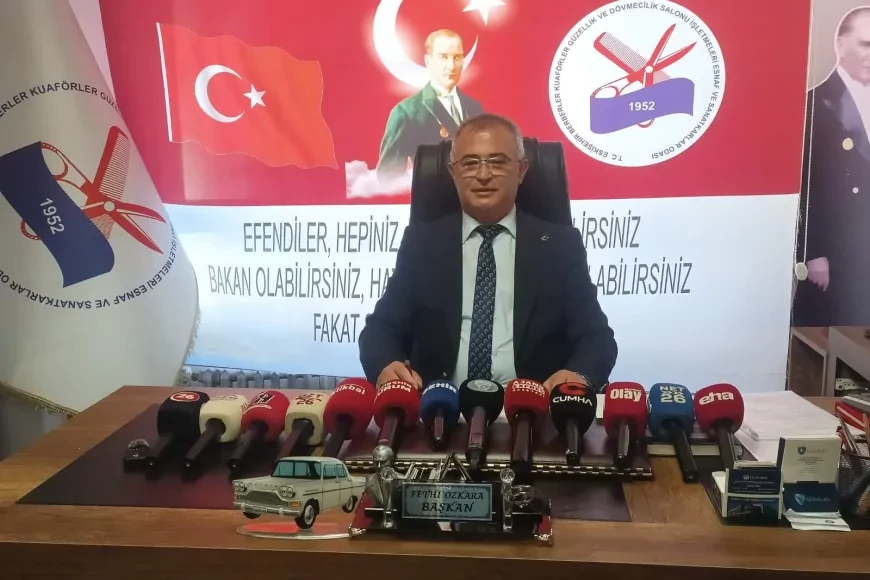 Eskişehir Berberler ve Kuaförler Odası Başkanı Fethi Özkara: “2022-2025 dönemine ait kayıtlarda ciddi soru işaretleri tespit edildi”
