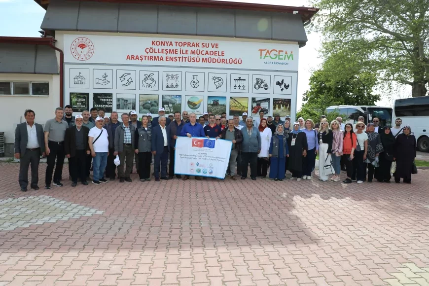 Eskişehir’den Konya’ya iklim dostu tarım çıkarması: “Dayanıklı üretim modelleri sahada incelendi”