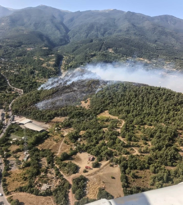 Bursa’da üç ayrı noktada orman yangını