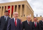 Anıtkabir’de dikkat çeken görüntü: Kılıçdaroğlu ve Bahçeli yan yana yürüdü