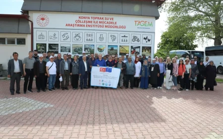 Eskişehir’den Konya’ya iklim dostu tarım çıkarması: “Dayanıklı üretim modelleri sahada incelendi”