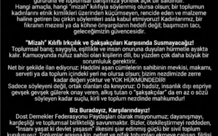 Dost Dernekler Federasyonu Genel Başkanı Ayhan Arslan’dan Rahmi Koç’un Sözlerine Sert Tepki: “Kadınların Onurunu Hedef Alan Söylemler Kabul Edilemez”