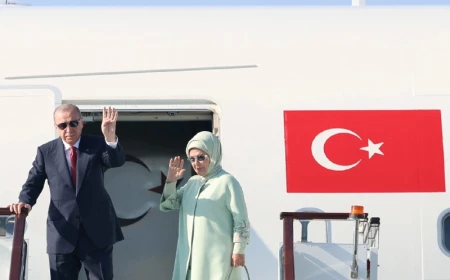 Erdoğan, ŞİÖ Zirvesi için Bişkek’e gitti