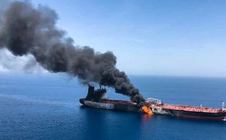 Umman açıklarında petrol tankerine saldırı: Gemi kullanılamaz hale geldi