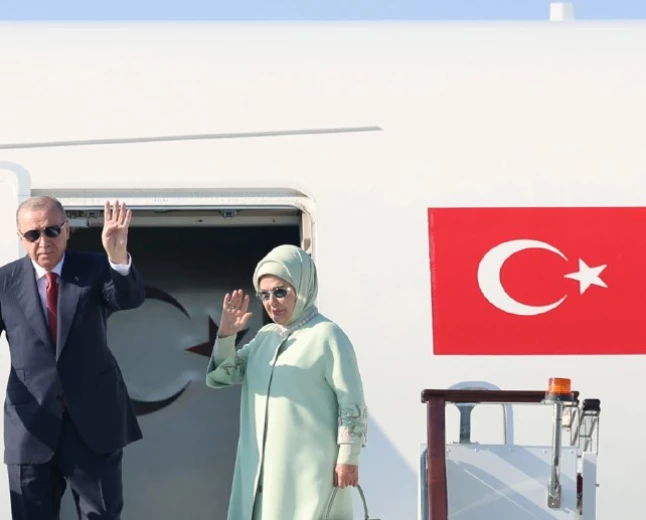 Erdoğan, ŞİÖ Zirvesi için Bişkek’e gitti