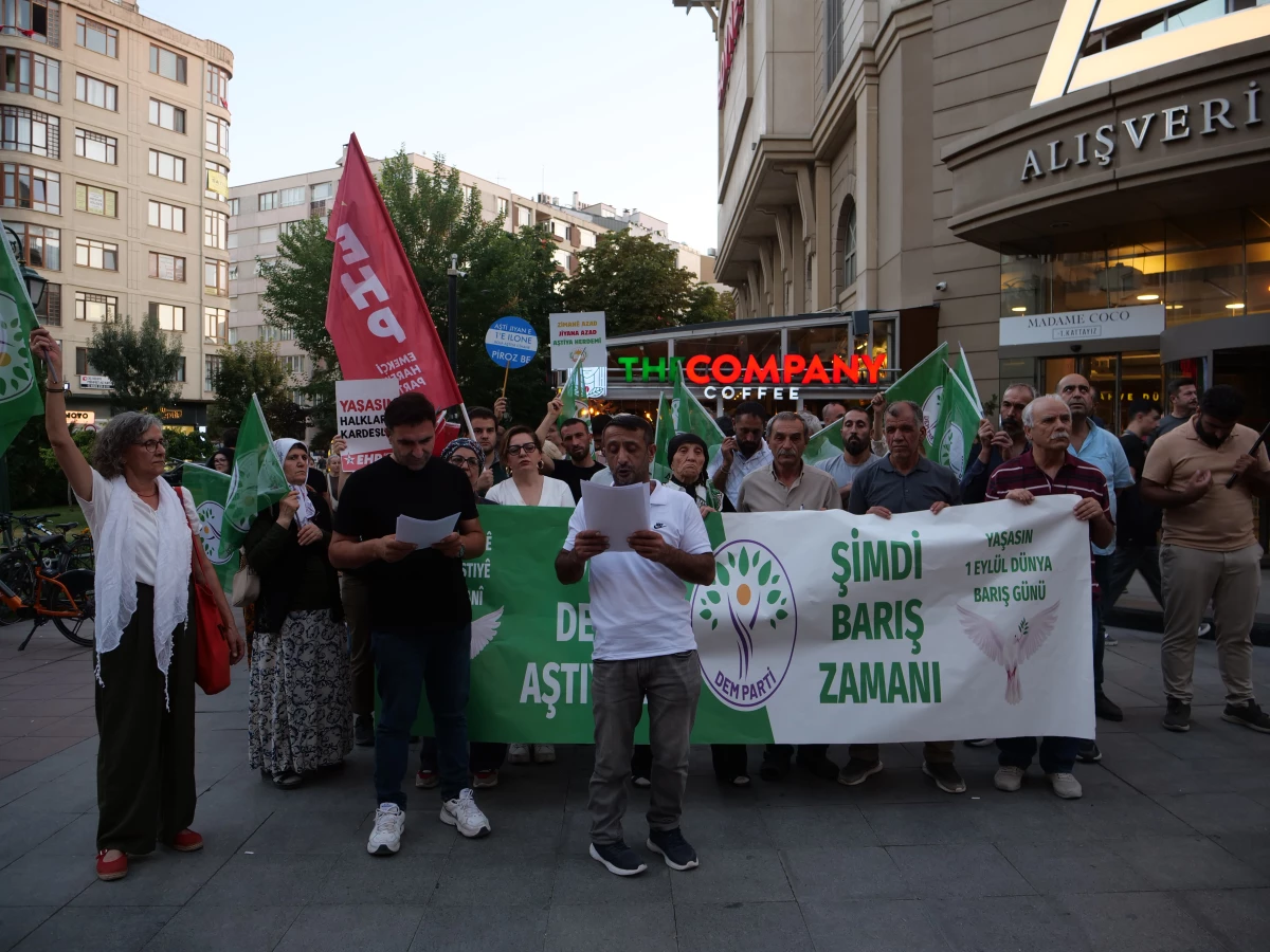 DEM Parti’den 1 Eylül’de barış çağrısı: “Artık barışı inşa etmekten başka şansımız yok”